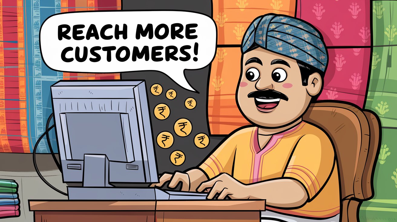 store owner using google adwords to promote business online